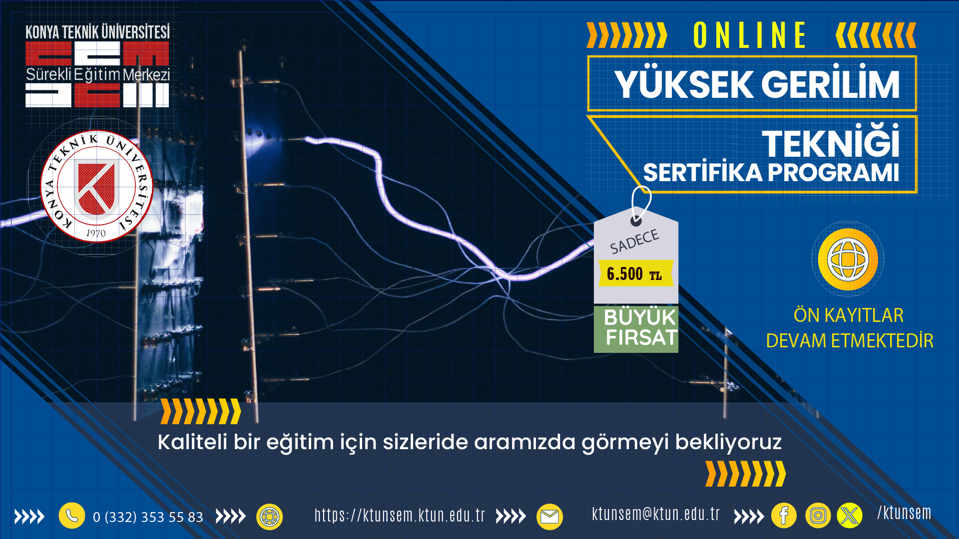Online Yüksek Gerilim Tekniği Sertifika Programı